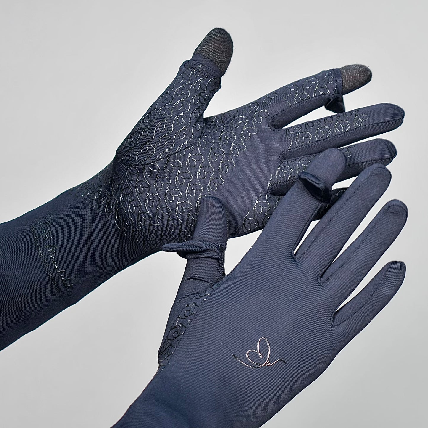 Qufazat Long (Open Finger Flaps) - Black